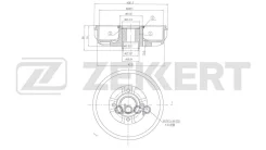 ������� ����. ����. Renault Logan 07- Captur 13- Sandero II 14- Dacia Logan 07- (� ����������� � Zekkert ���. bs-6651 BS6651 ����