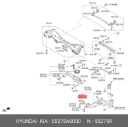 ����������� ������ ��������, ������ ������, ����� ��� KIA CEED, Hyundai i30, Hyundai Sonata Hyundai/Kia 55275-A6000 55275A6000 ����