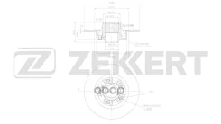 ���� ����. ����. Nissan Primastar (X83) 02- Renault Trafic III 01- Opel Vivaro A 01- (� ���������� Zekkert ���. bs-6656 BS6656 ����