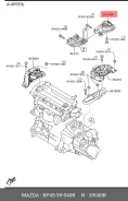 ������� ���������, ������ ������ ��� Mazda 3, Mazda 5 Mazda BP4S-39-040B BP4S39040B ����