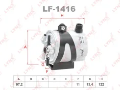 ��������� ������ ��� Renault Megane, Renault Scenic, Renault Grand Scenic LYNXauto LF-1416 LF1416 ����