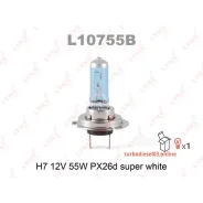 ����� H7 12V 55W PX26D Super White Lynxauto L10755B L10755B ����