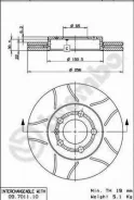 ���� ��������� Max �������� ��� Skoda Fabia, Volkswagen GOLF, Volkswagen BORA Brembo 09.7011.75 09701175 ����