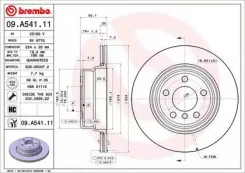 ���� ��������� UV Coated | ��� | Brembo 09. A541.11 09A54111 ����