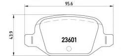 ������� ��������� �������� ������ ��� LADA Vesta, FIAT Panda, FIAT 500 Brembo P 23 064 P23064 ����