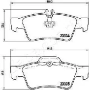 ������� ��������� �������� ������, �������� ��� Mercedes-BENZ E-Class, Mercedes-BENZ S-Class, Mercedes-BENZ CLS Japanparts PP-0511AF PP0511AF ����