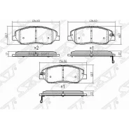 ������� ��������� (�������) Hyundai Santa Fe 05-21 / Kia Sorento 09-21 SAT ST-58101-2BA10, �������� ST581012BA10 ����