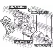 ���. �-� ����. ����. Toyota Crown 95-01 0175JZS155R ����
