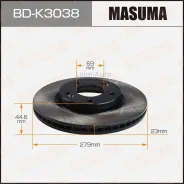 ���� ����. ������. KIA CEED II, Seltos [��.2] BDK3038 ����