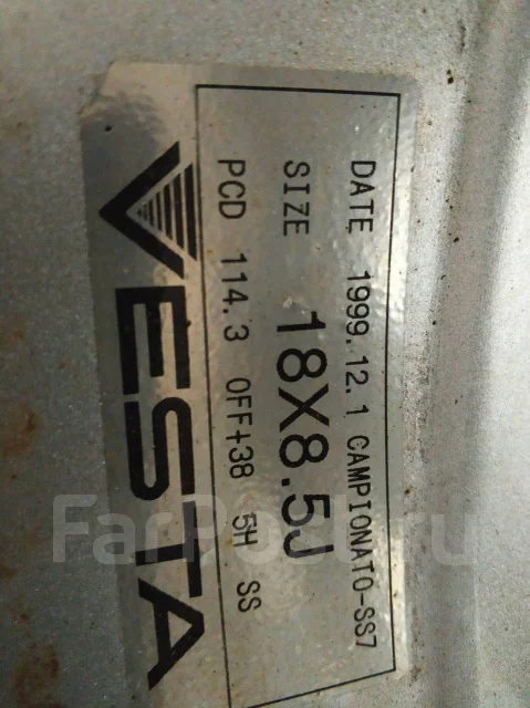 RAYS Versus SS7. 8.5/7.5x18", 5x114.3, ET38/38 ����