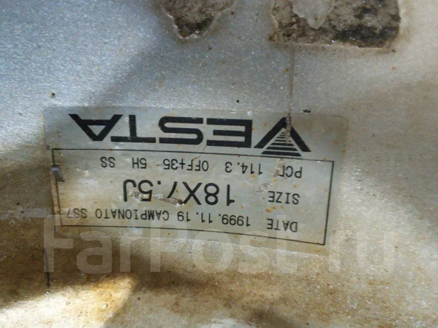 RAYS Versus SS7. 8.5/7.5x18", 5x114.3, ET38/38 ����