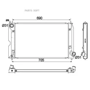 �������� ���������� ��������� Toyota Corolla 1.4D 01- NRF 53765 - 53765 ����