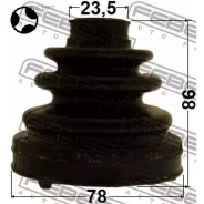 ������� ���� ���������� �������� 78x86x23.5 | ����/��� | Febest 0115-GSU45T 0115GSU45T ����