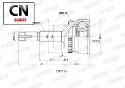 ���� ������� 25/23 ABS 42 | ����� ����/��� | 320173A Inko 320173A 320173A ����