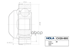 ���� ���������� �������� VW/AUDI/SEAT/Skoda 28 ����� [178Holacv20995] CV20995 ����