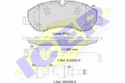 ������� �������� �������� Ford Transit 310-470 12 ICER 142119 142119 ����