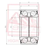 ��������� ��������� �������� (41X68X35X40) ASVA (��������� 1 ��. ) ASVA DAC4168003540 DAC4168003540 ����