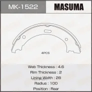 ������� ���������� Masuma ����������� [�-� 4��] Infiniti QX56 04-10 (1/12) Masuma MK1522 MK1522 ����