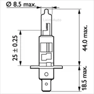 ����� H1 13258 MD 24V 70W P14,5S (������� 1 ��. ) 13258MDB1 ����