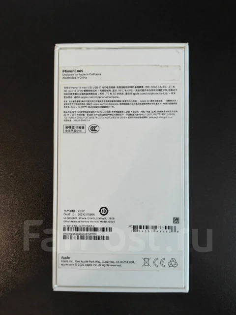 Apple iPhone 13 mini. �/�, 128 ��, �����, 3G, 4G LTE, 5G, NFC ����