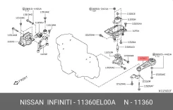 ����� ��������� �������� ����� ��� Nissan Tiida, Nissan Micra, Nissan NOTE Nissan 11360-EL00A 11360EL00A ����