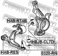 ����������� ��������� ������ | ��� ����/��� | Febest Habrt4B HABRT4B ����