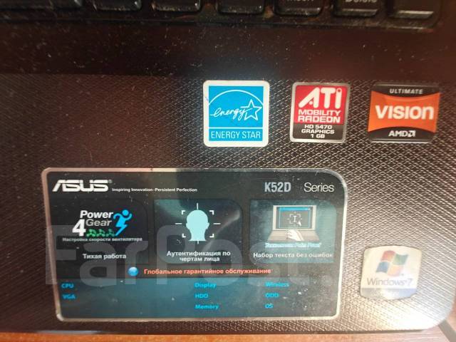Asus K52DR. 15.6", 2,1����, ��� 3072 ��, ���� 320���, WiFi: 1, Bluetooth: 1 ����