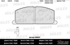 ������� ��������� �������� (����� Ceramic ����� PRO) Toyota Camry/Carina/Corolla 83-92 (TRW GDB3184) E500211 E500211 ����