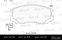 ������� ��������� �������� (����� Ceramic ����� PRO) Mitsubishi COLT/Lancer 1.3-1.6 88-03 (TRW GDB3046) E500362 E500362 ����