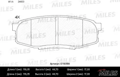 ������� ��������� ������ (����� Ceramic ����� PRO) Toyota LAND Cruiser J200 4.5D/4.7 07-/Lexus LX570 08- (TRW GDB3491) E510356 E510356 ����