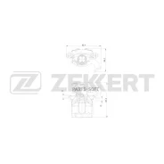 ��������� ������� ������ ����� Toyota Corolla (E150 E140) 06- Auris (E150 E180) 06- Zekkert BS-8334 Zekkert BS8334 BS8334 ����