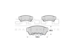 ������� ��������� (�������) Ford Fusion 02-12 / Mazda 6 07-12 Akebono ���. AN-759WK, �������� AN759WK ����