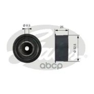 ����� ���������� 7786-21369 OPEL Astra-Corsa-Tigra-Vectra-Zafir�a 08-94- Gates ���. T42076 T42076 ����