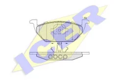 ������� ��������� �������� ������, VW/SEAT: POLO IV /Toledo II, 1.4/1.4 TDI/1.6/1.9 SDI/1.9 TDI, 96-12 13046071032 Icer ���. 181184 181184 ����