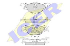 ������� ��������� Opel Astra �������� 98- =GDB1351 ICER Icer ���. 181249 181249 ����