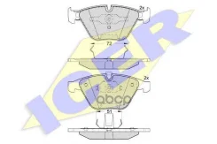 ������� ��������� �������� ������, BMW: 3 Coupe (E92) M 07-13, BMW 1 Coupe (E82) M 11-12 34111763089 Icer ���. 181577 181577 ����