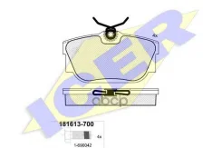 ������� ��������� ICER VW T4 ����. =GDB1325 Icer ���. 181613700 181613700 ����