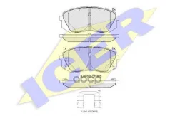 ������� ����. Hyundai i40/ix35 1.6-2.0 01.10-, KIA Sportage 1.6-2.0 07.10- Icer 181826201, Hyundai Creta (SU2_) Hyundai i40 I (VF) Hyundai i40 I CW (V...