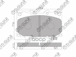 ��������� ������� /�������� �������� 4�� /������������ /TI-GUAR ��� Toyota Land Cruiser 1998-2004 10# 7#; TG-498 PF1411 GP02177 TG-498C PN1411 0446560...