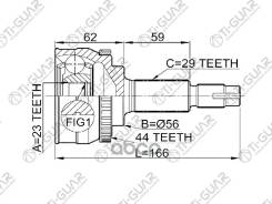 ���� �������� /TI-GUAR ��� Nissan Cefiro CA33, Maxima A33, VQ20DE 2000-2002 /� ABS /23*56*29; TG-7472Z44; 0210072A44 320148A 391002Y076 391012Y076 CO5...