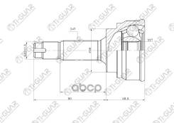���� �������� /TI-GUAR ��� Toyota Platz 2NZ 1999- /ABS /22*56*24; TG-9542Z48; 0110042 329104 4341052010 CO7534 JCT0132A TO042 22*56*24 / TY Platz 2NZ...