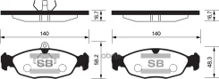 ������� ��������� (�������) Chevrolet Lanos 05-09 / Daewoo Lanos 97-08 Sangsin brake ���. SP1220, �������� SP1220 ����