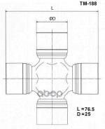 ���������� ���������� ���� Mitsubishi Delica 89-07 / L200 86-16 TOYO ���. TM-188 TM188 ����
