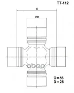 ���������� ������ 26,00/53,60 IN GUT-12 ���� KG417/026. CN.02.15701 TOYO ���. TT-112 TT112 ����