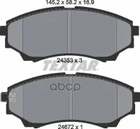 ������� ��������� �������� ������ FORD:Ranger 10.99-, Mazda:B-Serie (UN) 12.02- Textar ���. 2435301 2435301 ����