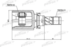 ���� ���������� 33x34 pcv1388 Patron PCV1388 ����