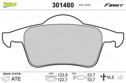 ������� ����. Volvo S60 301480 Valeo 301480 ����