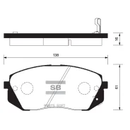 ������� ��������� �������� Kia Carens 2.0CVVTi/CRDi 06 SP1196 Sangsin Brake SP1196 SP1196 ����