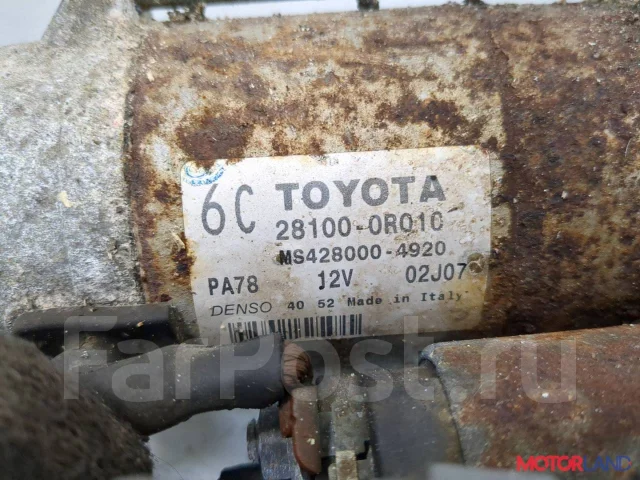 ������� Toyota Auris E15 2006-2012 20806207 281000R010 ����