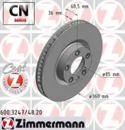 ���� ���������, ����� ���� 360x36/68-5x130 OTTO Zimmermann 600324820 600324820 ����